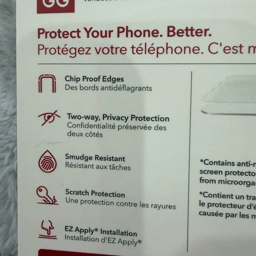 ZAGG Iphone 14 Pro Hybrid Glass Privacy Screen Protector New